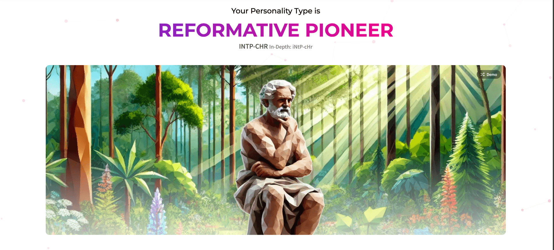 Zelfium personality results